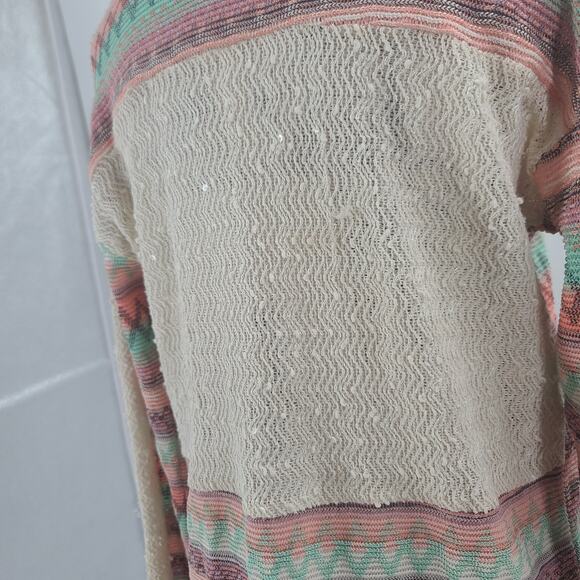Miss Me Southwestern pattern open cardigan ladies sweater Size Small Country - Picture 6 of 8
